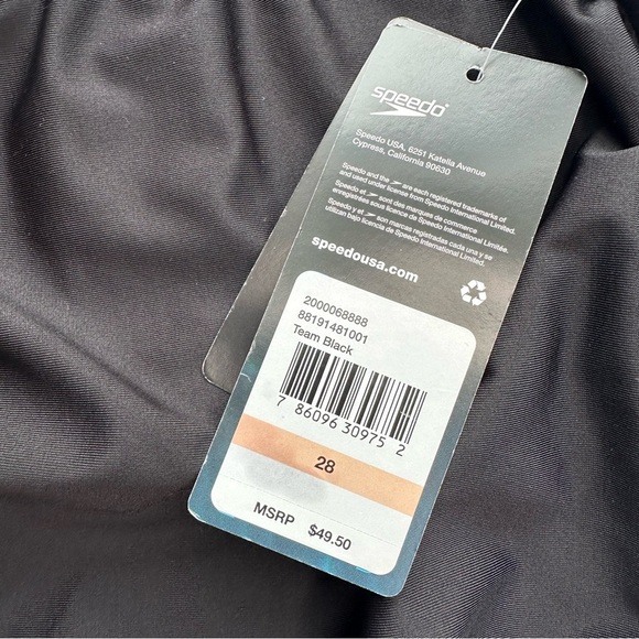 Speedo Women’s Pro LT Swimsuit – Black (Size 28) – New with Tags - Picture 9 of 9